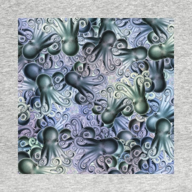 Shimmery Octopus Pattern by aeolia